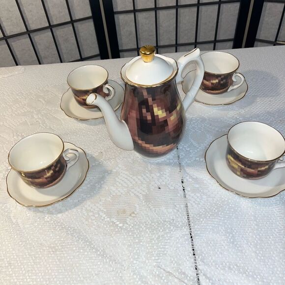 Room Design Concepts By Simon Pithie Pixel Tea Set Serving Set for 4 - Picture 9 of 13